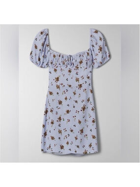Aritzia (Sunday Best) Rachel Floral Puff Sleeve Dress Large Sweetheart Spring